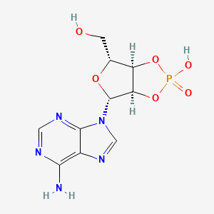 molecular formula C10H12N5O6P B1193899 Adenosine 2',3'-cyclic phosphate CAS No. 634-01-5