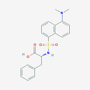 molecular formula C21H22N2O4S B119390 N-Dansyl-D-phenylalanine CAS No. 56176-31-9