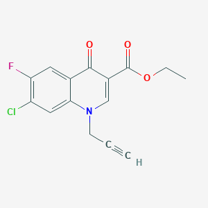 molecular formula C15H11ClFNO3 B11939008 Ethyl 7-chloro-6-fluoro-4-oxo-1-(prop-2-yn-1-yl)-1,4-dihydroquinoline-3-carboxylate CAS No. 134478-70-9