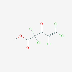 molecular formula C6H3Cl5O3 B11939014 Methyl 3-oxo-2,2,4,5,5-pentachloro-4-pentenoate CAS No. 89284-98-0