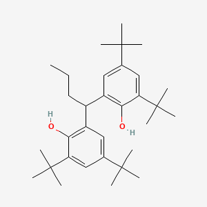 molecular formula C32H50O2 B11939043 Phenol, 2,2'-butylidenebis[4,6-bis(1,1-dimethylethyl)- CAS No. 51685-31-5