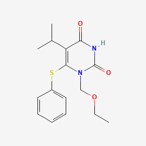 5-Isopropyl-1-ethoxymethyl-6-(phenylthio)uracil