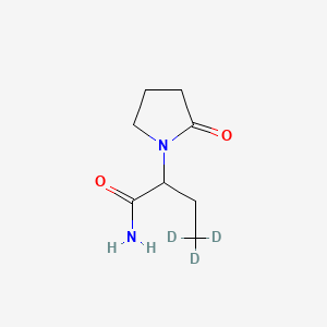 molecular formula C8H14N2O2 B11939075 Etiracetam-d3 
