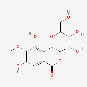 molecular formula C14H16O9 B1193909 bergenin 