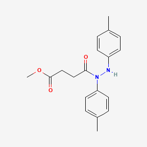 molecular formula C19H22N2O3 B11939145 Methyl 4-(1,2-di-p-tolylhydrazinyl)-4-oxobutanoate CAS No. 22264-20-6