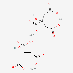 molecular formula (C6H6O7)2Ca3·4H2O<br>C12H10Ca3O14 B1193920 Calcium citrate CAS No. 813-94-5