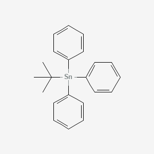 molecular formula C22H24Sn B11939219 Stannane, (1,1-dimethylethyl)triphenyl- CAS No. 30191-68-5