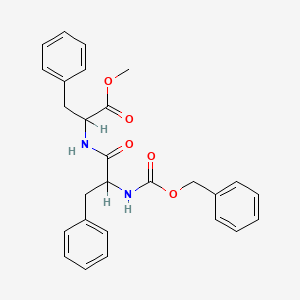 molecular formula C27H28N2O5 B11939254 methyl (2S)-2-[((2S)-2-{[(benzyloxy)carbonyl]amino}-3-phenylpropanoyl)amino]-3-phenylpropanoate CAS No. 4892-10-8