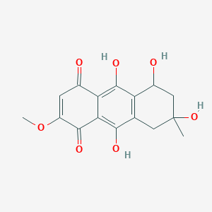 5,7,9,10-tetrahydroxy-2-methoxy-7-methyl-6,8-dihydro-5H-anthracene-1,4-dione