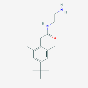 molecular formula C16H26N2O B119394 N-(2-Aminoethyl)-4-tert-butyl-2,6-xylylacetamide CAS No. 94266-17-8
