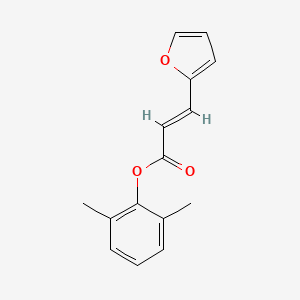 molecular formula C15H14O3 B11939445 2,6-Dimethylphenyl 3-(furan-2-yl)acrylate 