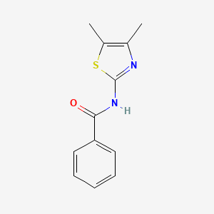 molecular formula C12H12N2OS B11939465 N-(4,5-dimethyl-1,3-thiazol-2-yl)benzamide CAS No. 303755-83-1