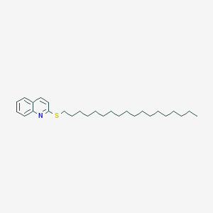 molecular formula C27H43NS B11939477 2-(Octadecylthio)quinoline CAS No. 116967-22-7