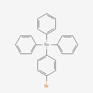 molecular formula C24H19BrSn B11939510 Stannane, (4-bromophenyl)triphenyl- CAS No. 15799-67-4