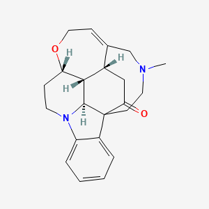 molecular formula C22H26N2O2 B1193964 (10S,22R,23R,24S)-4-Methyl-9-oxa-4,13-diazahexacyclo[11.6.5.01,24.06,22.010,23.014,19]tetracosa-6,14,16,18-tetraen-20-one CAS No. 30864-63-2