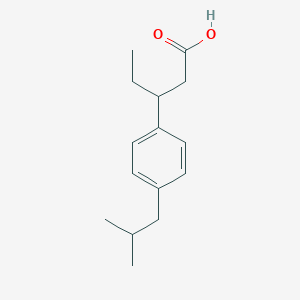 molecular formula C15H22O2 B11939687 3-(4-Isobutylphenyl)pentanoic acid CAS No. 57960-07-3