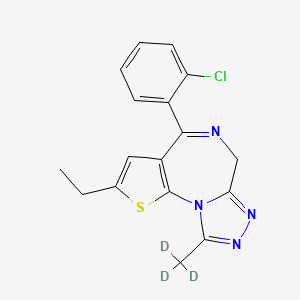 molecular formula C17H15ClN4S B11939697 Etizolam-d3 