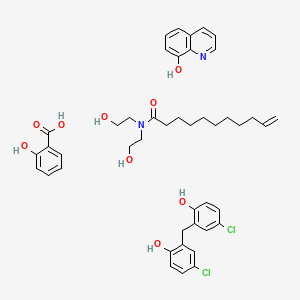 molecular formula C44H52Cl2N2O9 B1193971 Onychofissan tincture CAS No. 64827-89-0