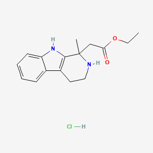 molecular formula C16H21ClN2O2 B1193973 Carbonylmethyltetrahydro-beta-carboline CAS No. 75847-64-2