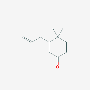 molecular formula C11H18O B11939758 3-Allyl-4,4-dimethylcyclohexanone 