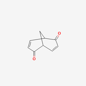molecular formula C9H8O2 B11939774 Bicyclo[3.3.1]nona-3,7-diene-2,6-dione CAS No. 133960-97-1