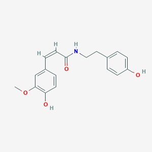 molecular formula C18H19NO4 B119398 n-cis-Feruloyltyramine CAS No. 80510-09-4