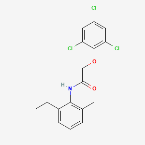 molecular formula C17H16Cl3NO2 B11939874 N-(2-ethyl-6-methylphenyl)-2-(2,4,6-trichlorophenoxy)acetamide CAS No. 853315-86-3