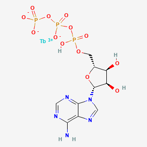 molecular formula C10H13N5O13P3T B1193991 Formycin triphosphate-terbium complex CAS No. 107870-98-4