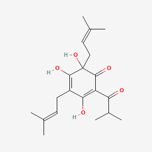 molecular formula C20H28O5 B1193992 Cohumulone CAS No. 511-25-1