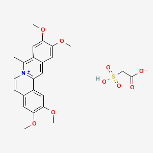 molecular formula C24H25NO9S B1194001 Monoanhydride with sulfuric acid CAS No. 38989-37-6