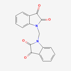 molecular formula C17H10N2O4 B11940011 N,N'-Methylenediisatin 