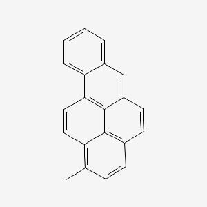 molecular formula C21H14 B1194002 1-Methylbenzo(a)pyrene CAS No. 40568-90-9