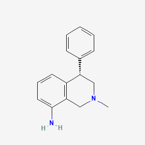 molecular formula C16H18N2 B1194008 (-)-Nomifensine CAS No. 89664-18-6
