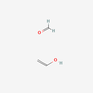 molecular formula C3H6O2 B1194009 Formaldehyde, polymer with ethenol CAS No. 26876-25-5