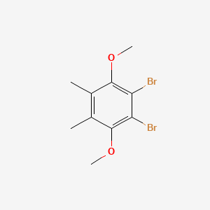 molecular formula C10H12Br2O2 B11940149 1,2-Dibromo-3,6-dimethoxy-4,5-dimethylbenzene CAS No. 19965-41-4