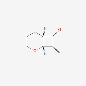 molecular formula C8H10O2 B11940150 (1S,6R)-8-Methylidene-2-oxabicyclo[4.2.0]octan-7-one CAS No. 66977-62-6