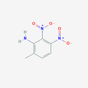 molecular formula C7H7N3O4 B11940186 6-Methyl-2,3-dinitroaniline CAS No. 3484-29-5
