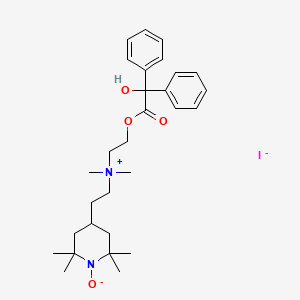 molecular formula C29H42IN2O4- B1194019 Methacyne CAS No. 95548-36-0