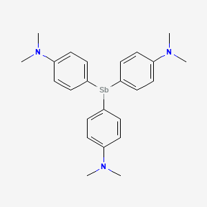 molecular formula C24H30N3Sb B11940202 Tris(4-(dimethylamino)phenyl)antimony CAS No. 201742-17-8