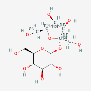 molecular formula C12H22O11 B11940216 Sucrose-13C6-1 