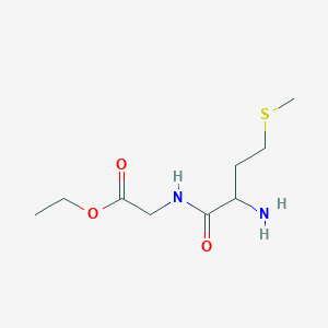 molecular formula C9H18N2O3S B11940256 DL-Methionylglycine ethyl ester 