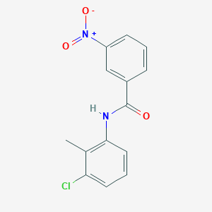 molecular formula C14H11ClN2O3 B11940297 N-(3-chloro-2-methylphenyl)-3-nitrobenzamide 