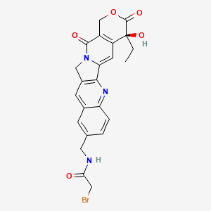 molecular formula C23H20BrN3O5 B1194032 10-Bromoacetamidomethylcamptothecin CAS No. 131206-45-6