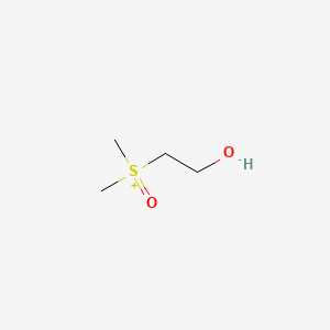 molecular formula C4H11O2S+ B1194035 2-Hydroxyethyl-dimethylsulfoxonium CAS No. 74078-14-1