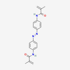 molecular formula C20H20N4O2 B1194037 4,4'-Di(methacryloylamino)azobenzene CAS No. 76961-11-0