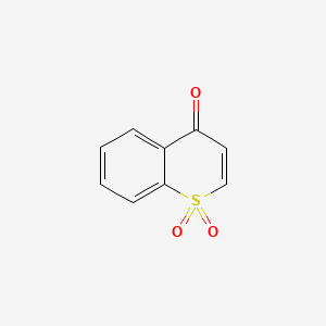molecular formula C9H6O3S B11940392 4H-1-Benzothiopyran-4-one 1,1-dioxide CAS No. 22810-27-1