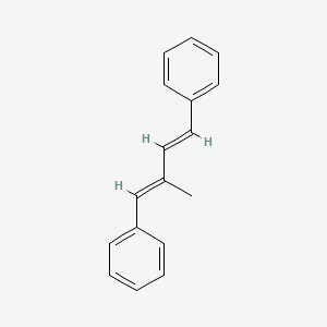 molecular formula C17H16 B11940468 1,4-Diphenyl-2-methyl-1,3-butadiene CAS No. 38023-56-2