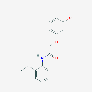 molecular formula C17H19NO3 B11940473 N-(2-ethylphenyl)-2-(3-methoxyphenoxy)acetamide CAS No. 519035-35-9