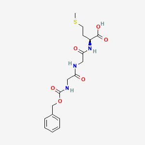molecular formula C17H23N3O6S B11940490 Z-Gly-gly-met-OH 