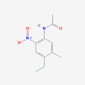 molecular formula C11H14N2O3 B11940507 N-(4-ethyl-5-methyl-2-nitrophenyl)acetamide 
